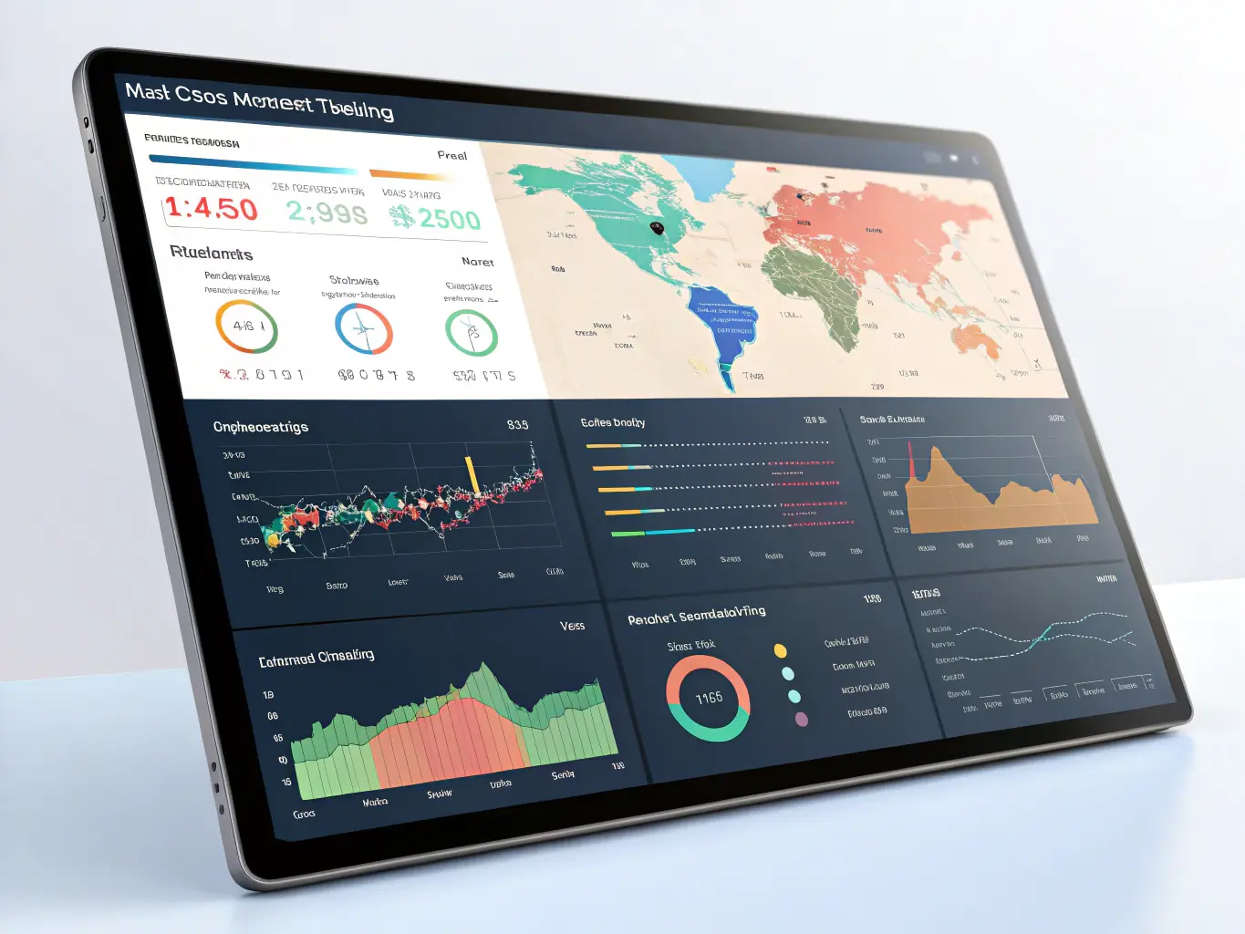 A digital interface showing real-time tracking of shipments across the GCC region, emphasizing transparency and reliability.